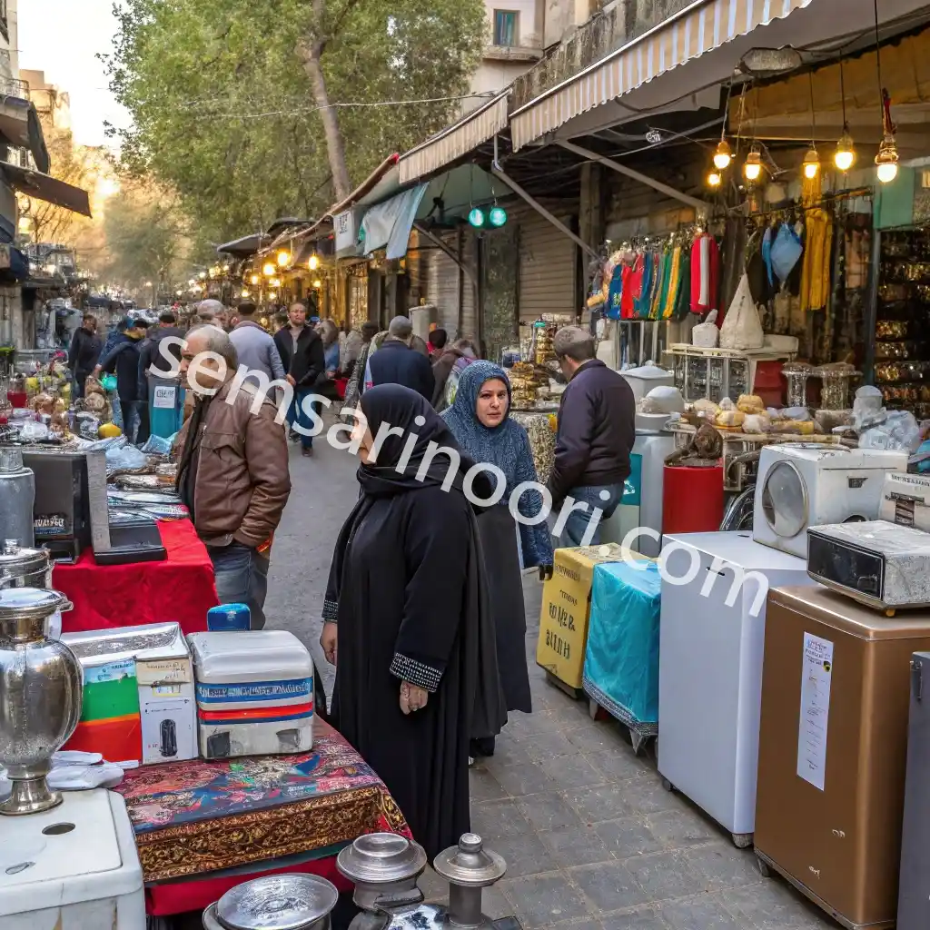 سمساری در غرب تهران چیتگر
